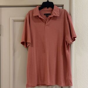 Saks Fifth Avenue Coral Polo Shirt